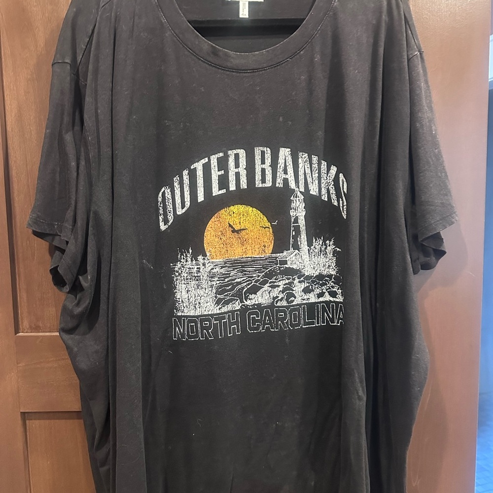 Outer Banks Graphic Black T-Shirt